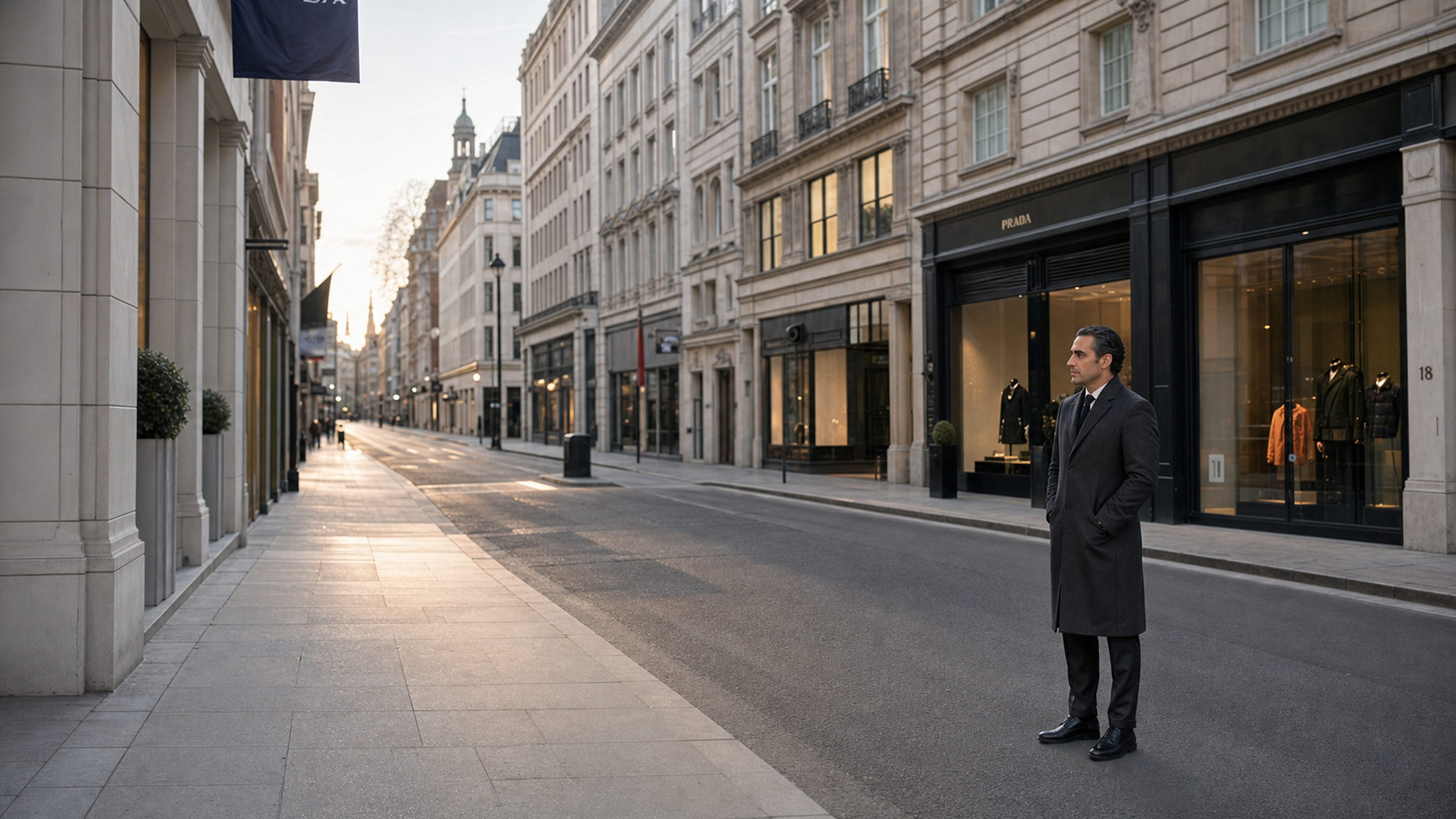 Aldo Attanasio d'Aponte on Old Bond Street, London